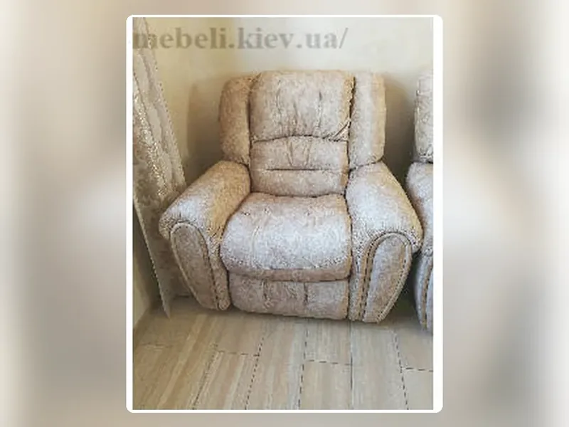 Кресло-реклайнер после перетяжки